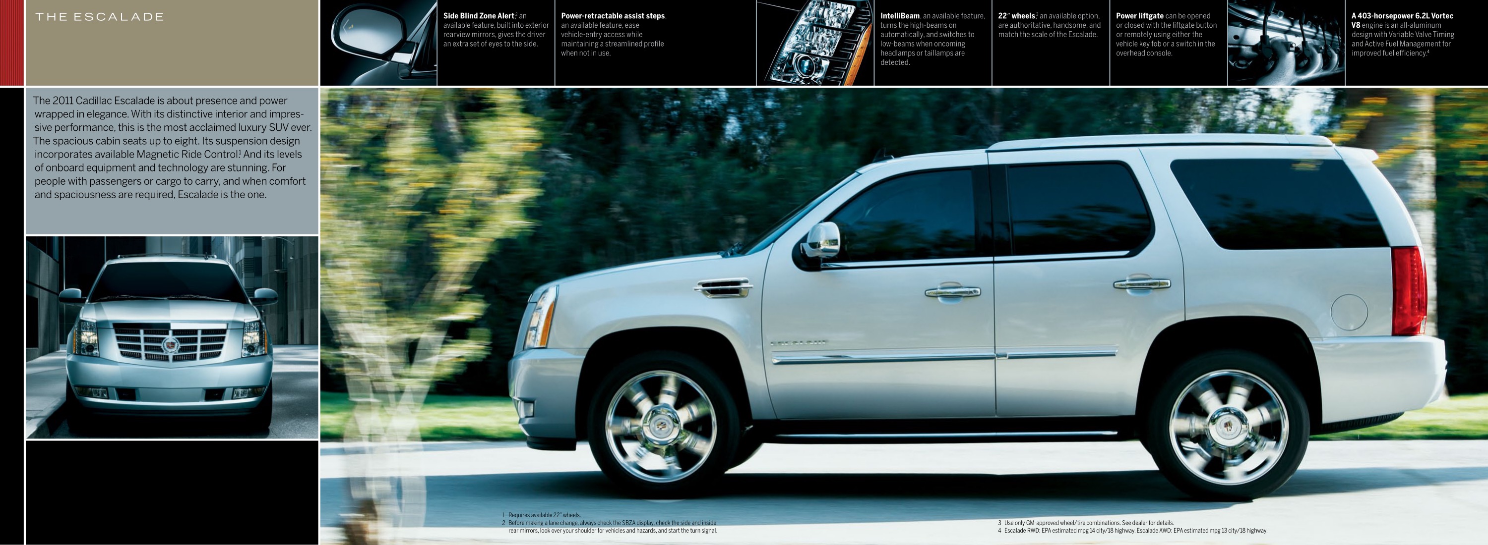 2011 Cadillac Escalade Brochure Page 6